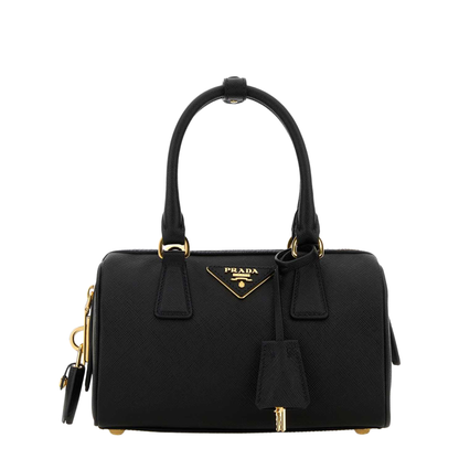 Saffiano Leather Top-Handle Bag - Nero - Image 1
