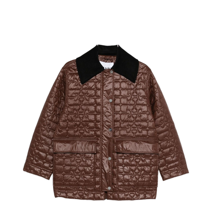 Brown Recycled Nylon Jacket - Image 1