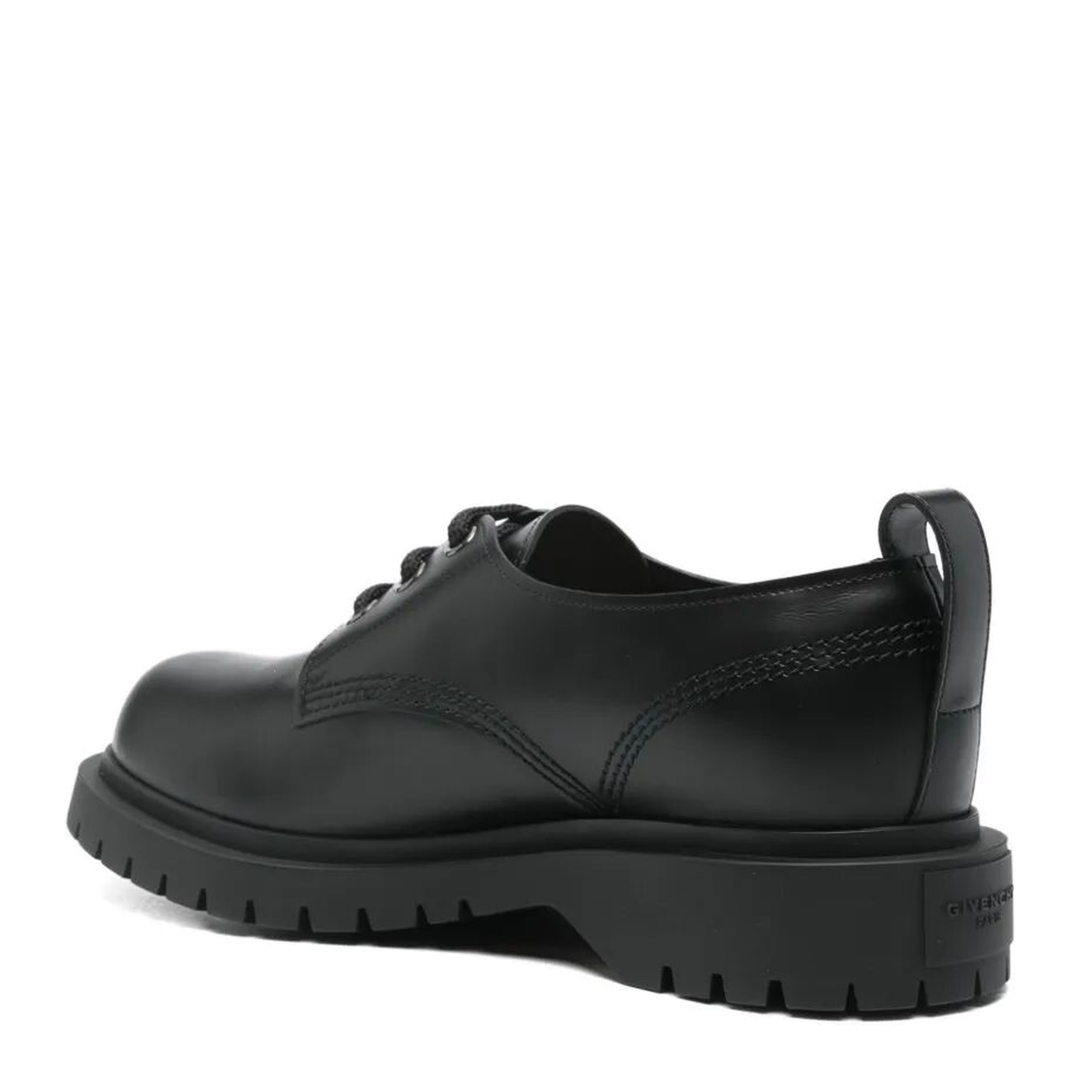Brushed Leather Chunky Derbies - Image 2