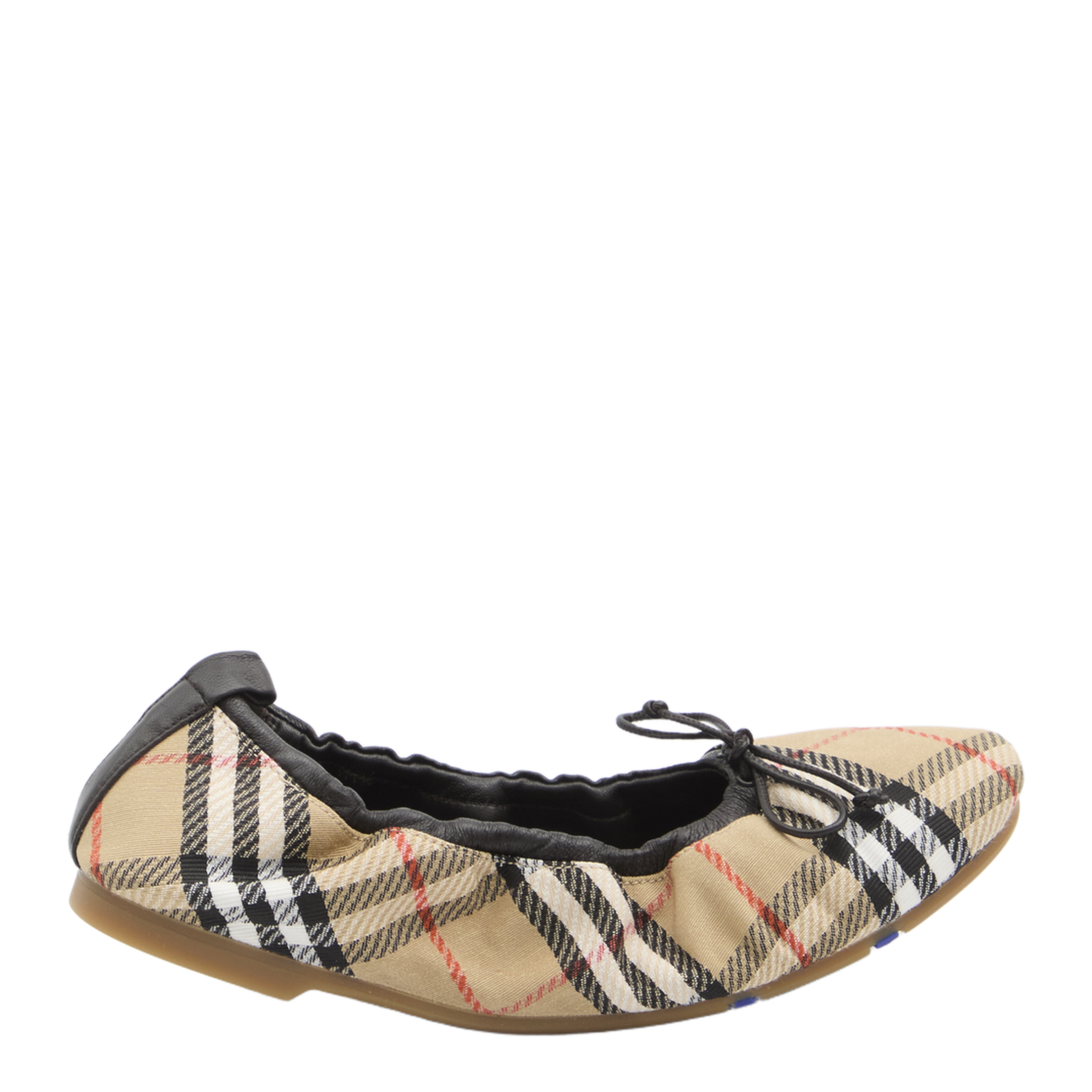 Fawn Check Ballet Flats - Image 1