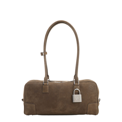 Amazona 31 Cropped Bag in Garnet Nubuck - Image 1