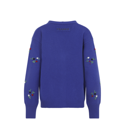 Embroidered Floral Cardigan - Image 4