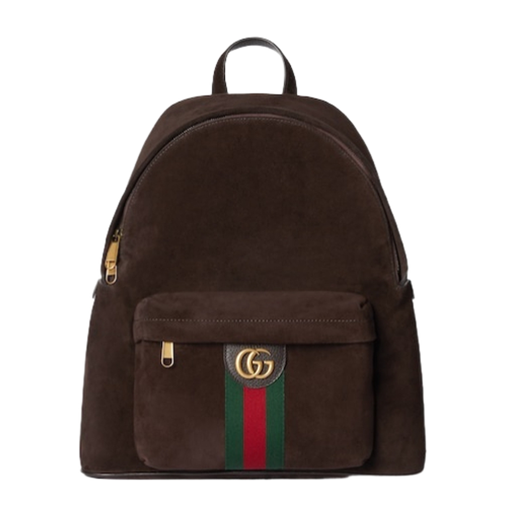 Backpack Suede Brown - Image 1