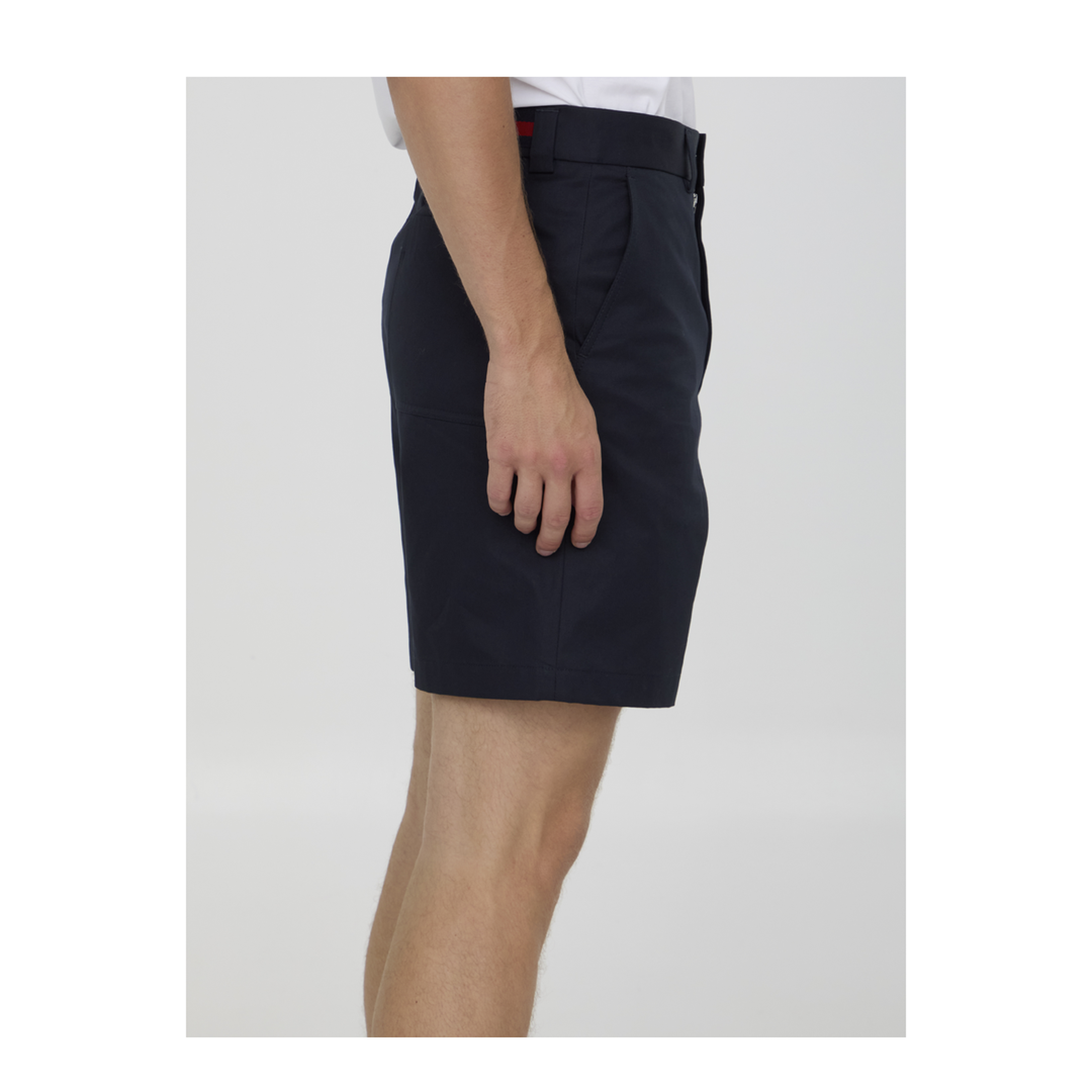Double Cotton Twill Shorts - Image 3