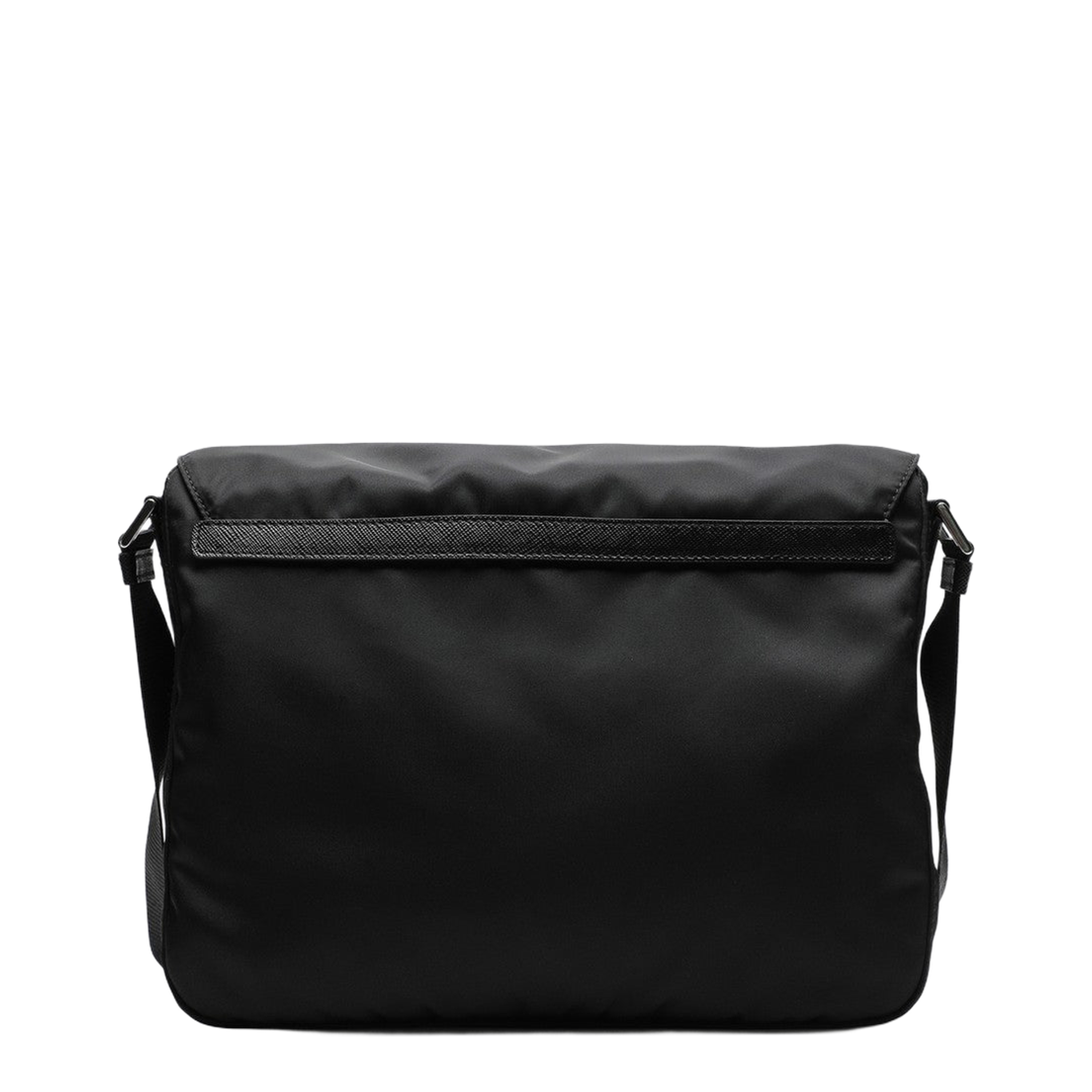 Black Re-Nylon Medium Cross-Body Bag - Image 2