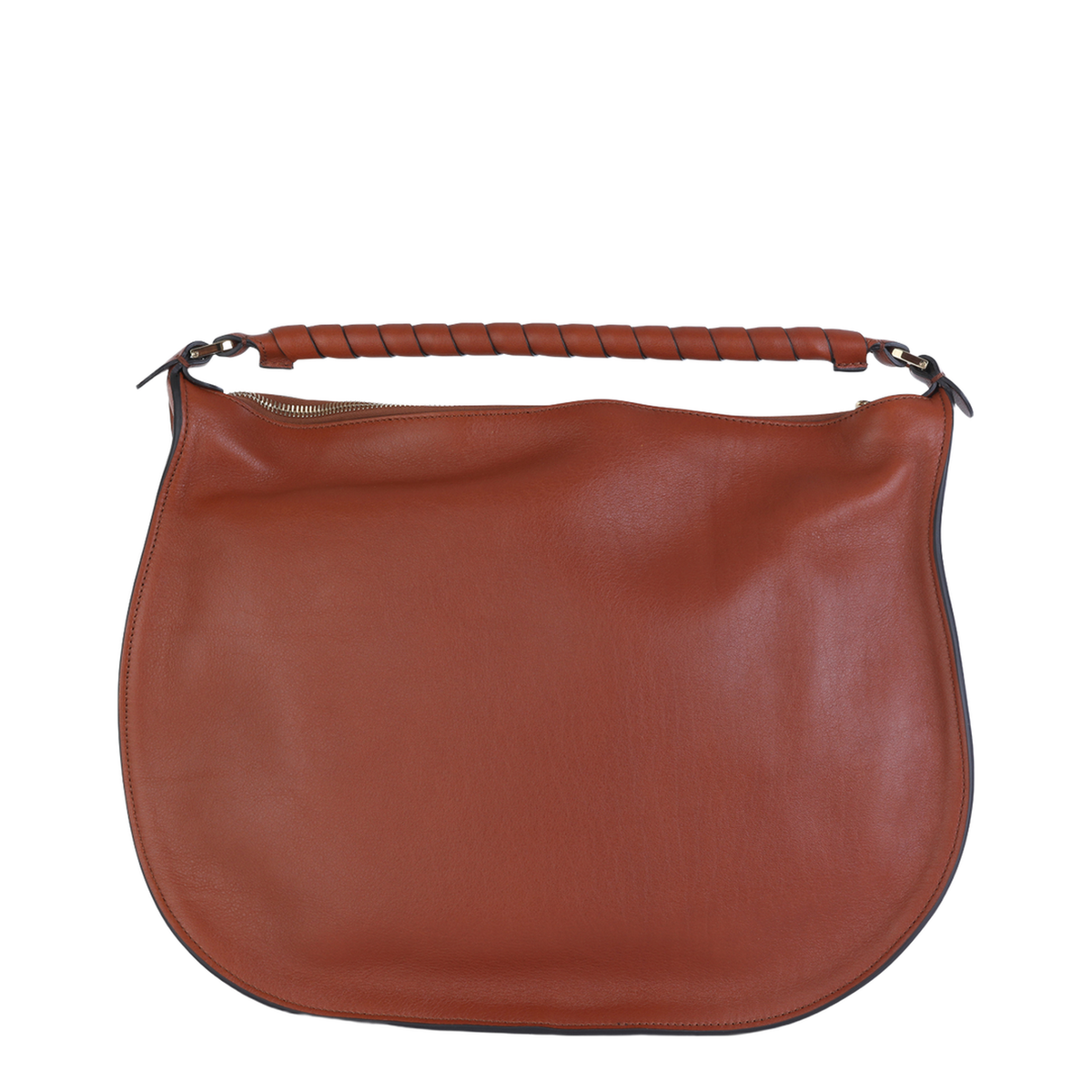 Marcie Medium Calfskin Shoulder Bag - Clay Brown - Image 6