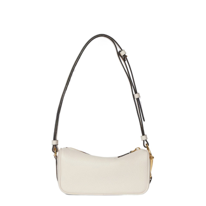 Half Horsebit Mini Soft Grain Leather Bag - Ivory - Image 5