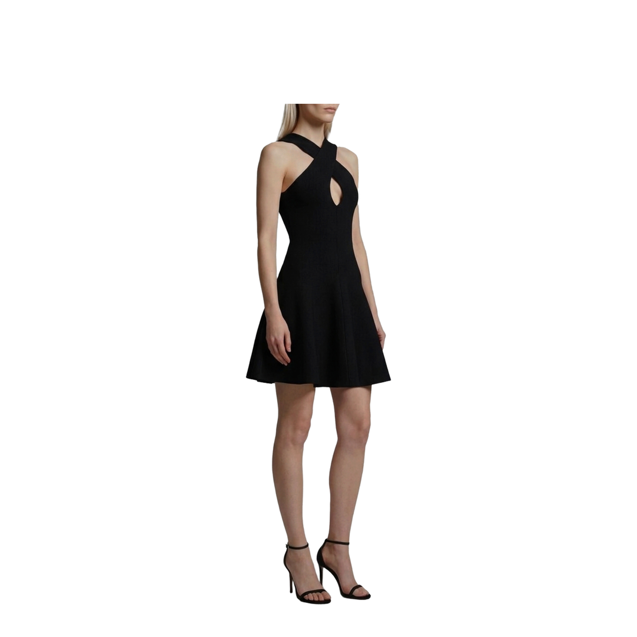 Cross-front knit mini dress - Image 3