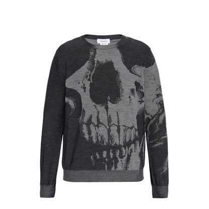 Skull Print Sweater - Image 1