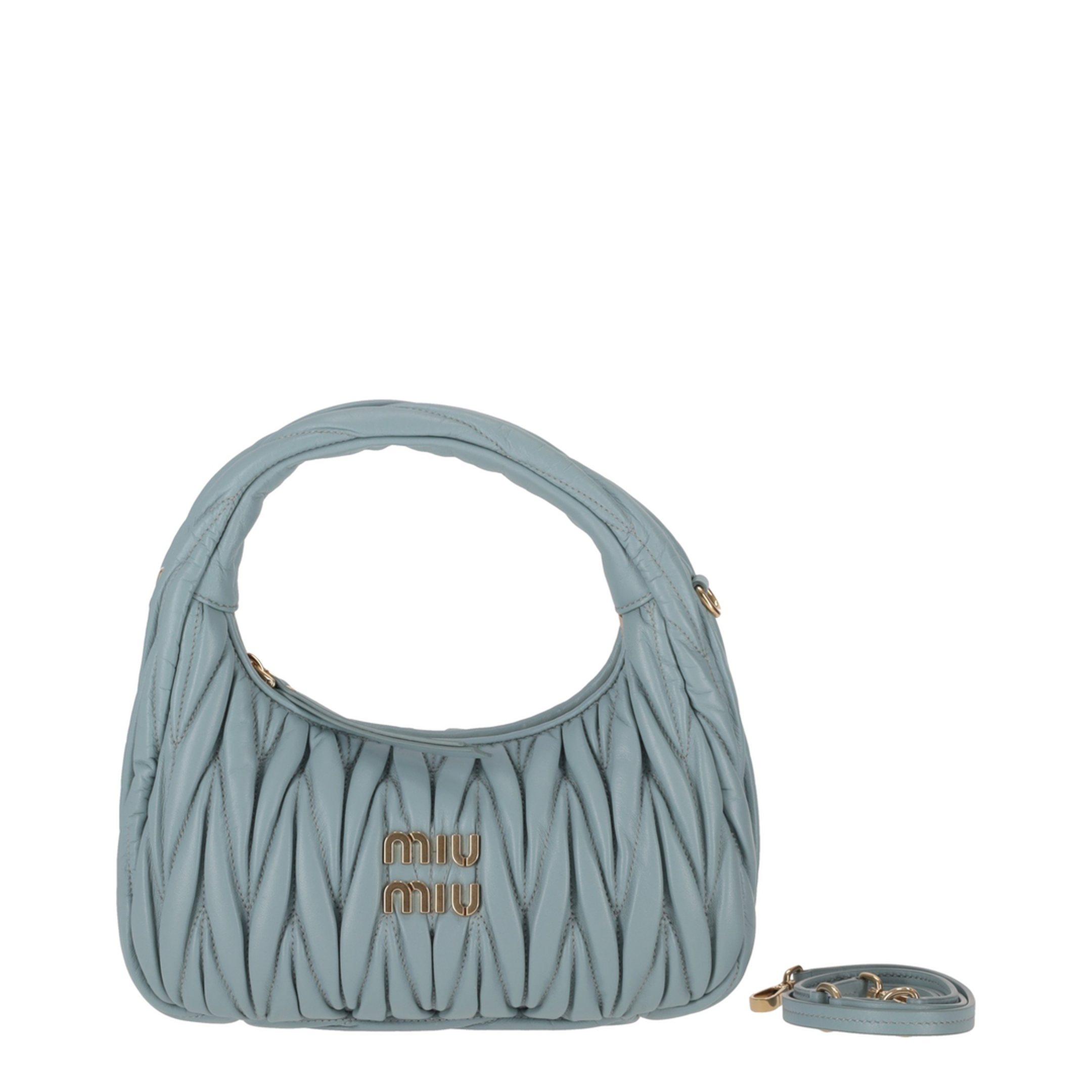 Small Wander Matelassé Hobo Bag - Image 1