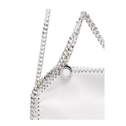 Falabella Tiny Polyester/Polyurethane Tote - Airlite Pearl Grey - Image 4