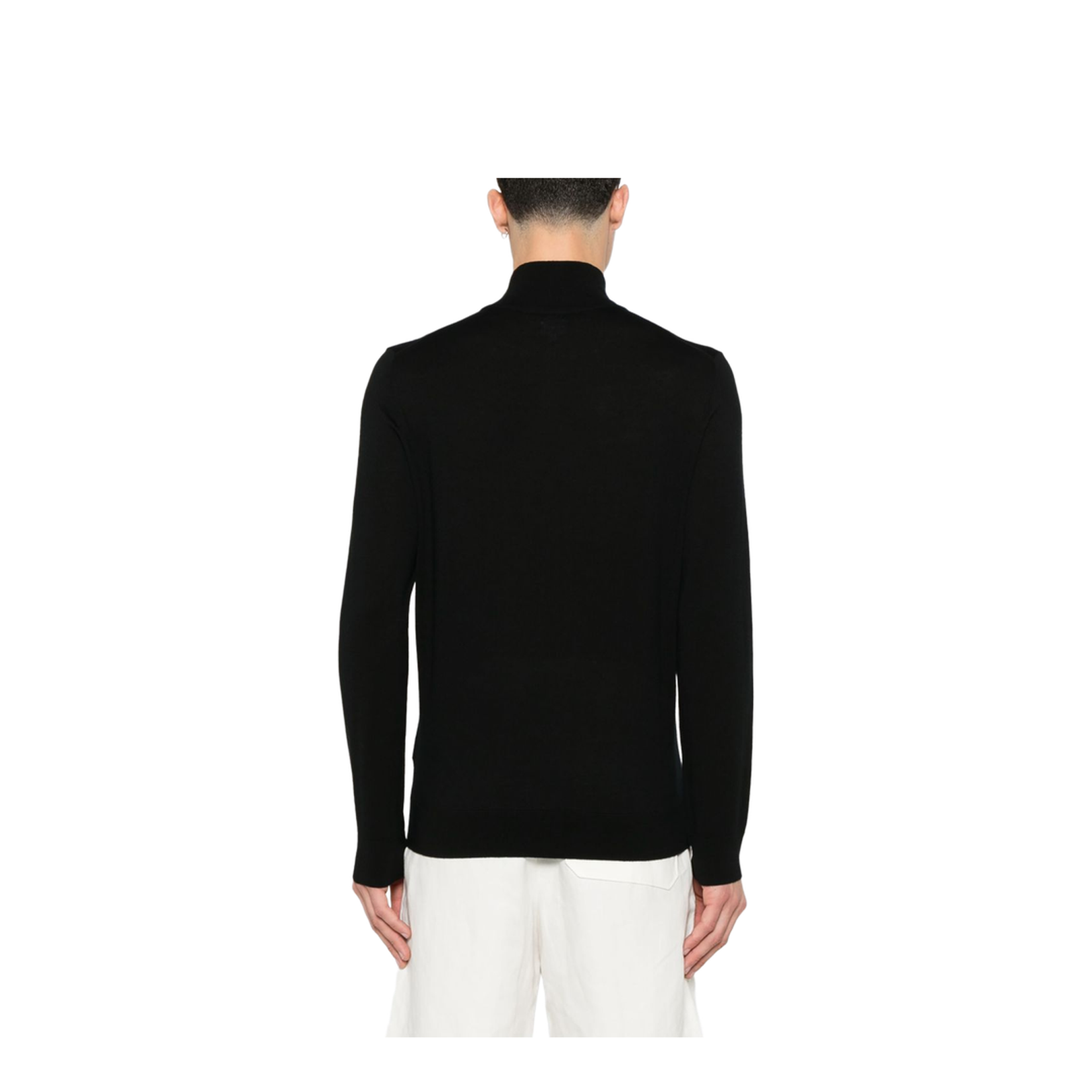 Wool Zipped Cardigan - Image 4