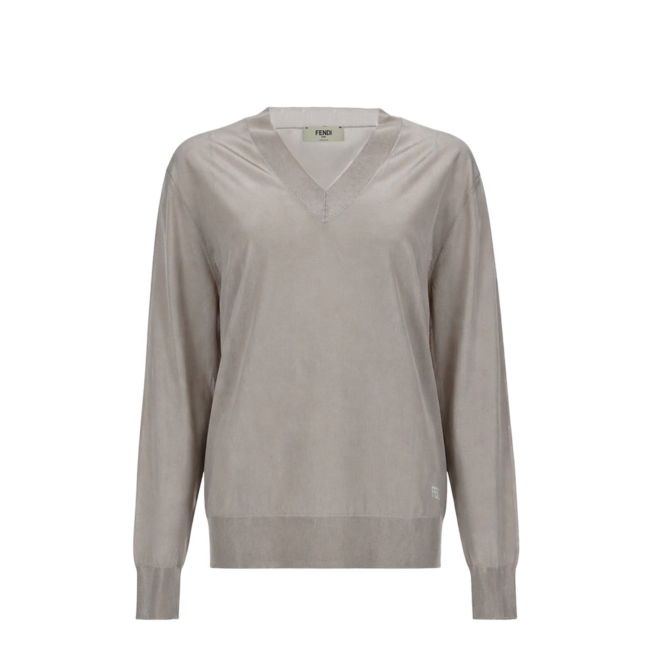 Shiny Viscose Sweater - Image 1