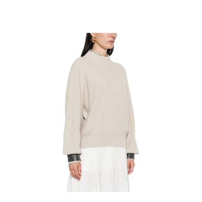 Ribbed Sweater with Jewel Cuffs - Image 5