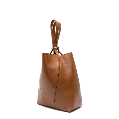 Spin Tote Bag in Grained Leather - Image 5