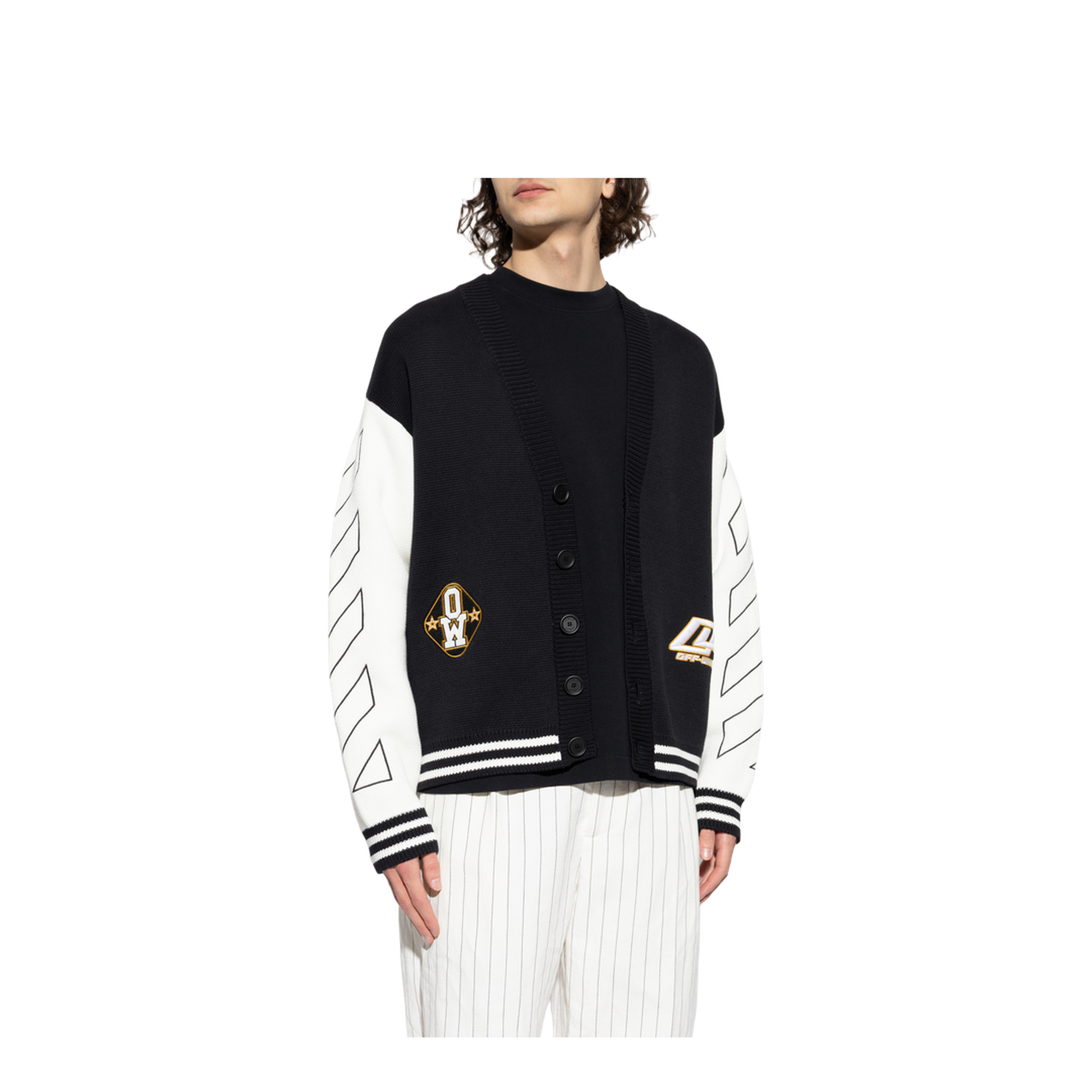 Cardigan with patches - Image 3