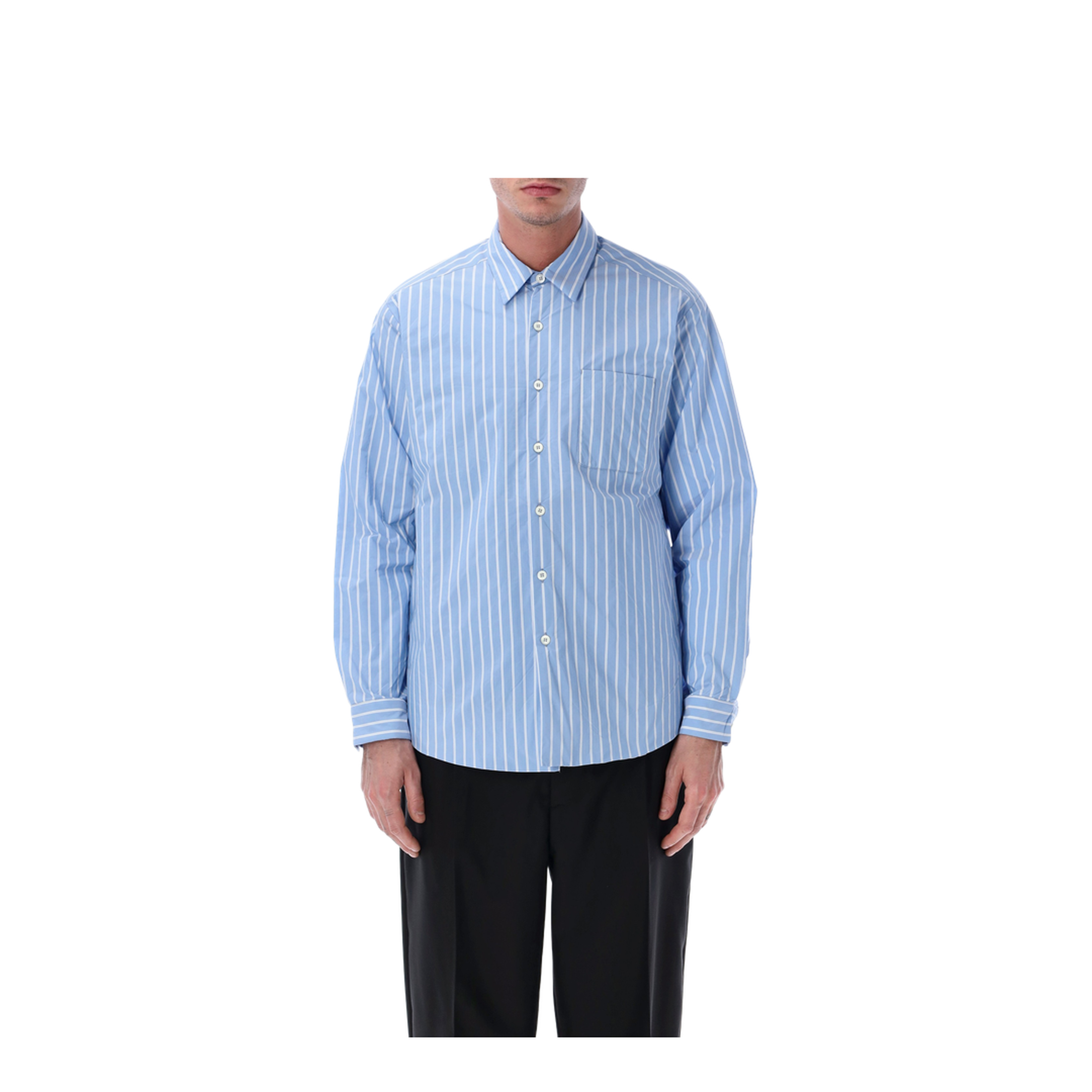 Striped Overshirt Jacket - Image 1