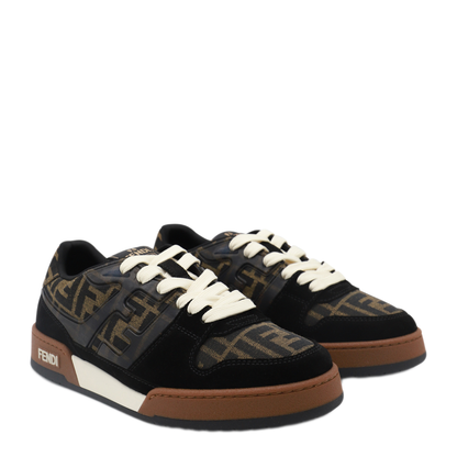 Match Sneaker in Black/Tabacco FF Jacquard - Image 3