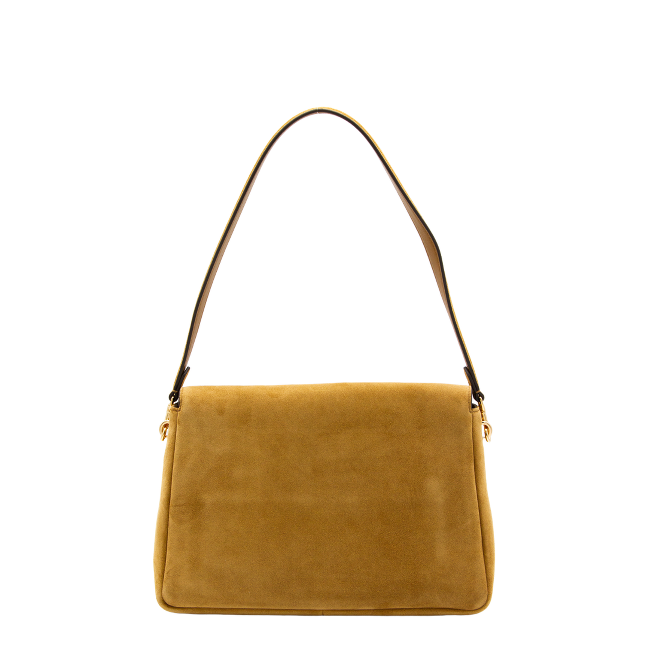 Charlie Suede Shoulder Bag - Toffee - Image 4