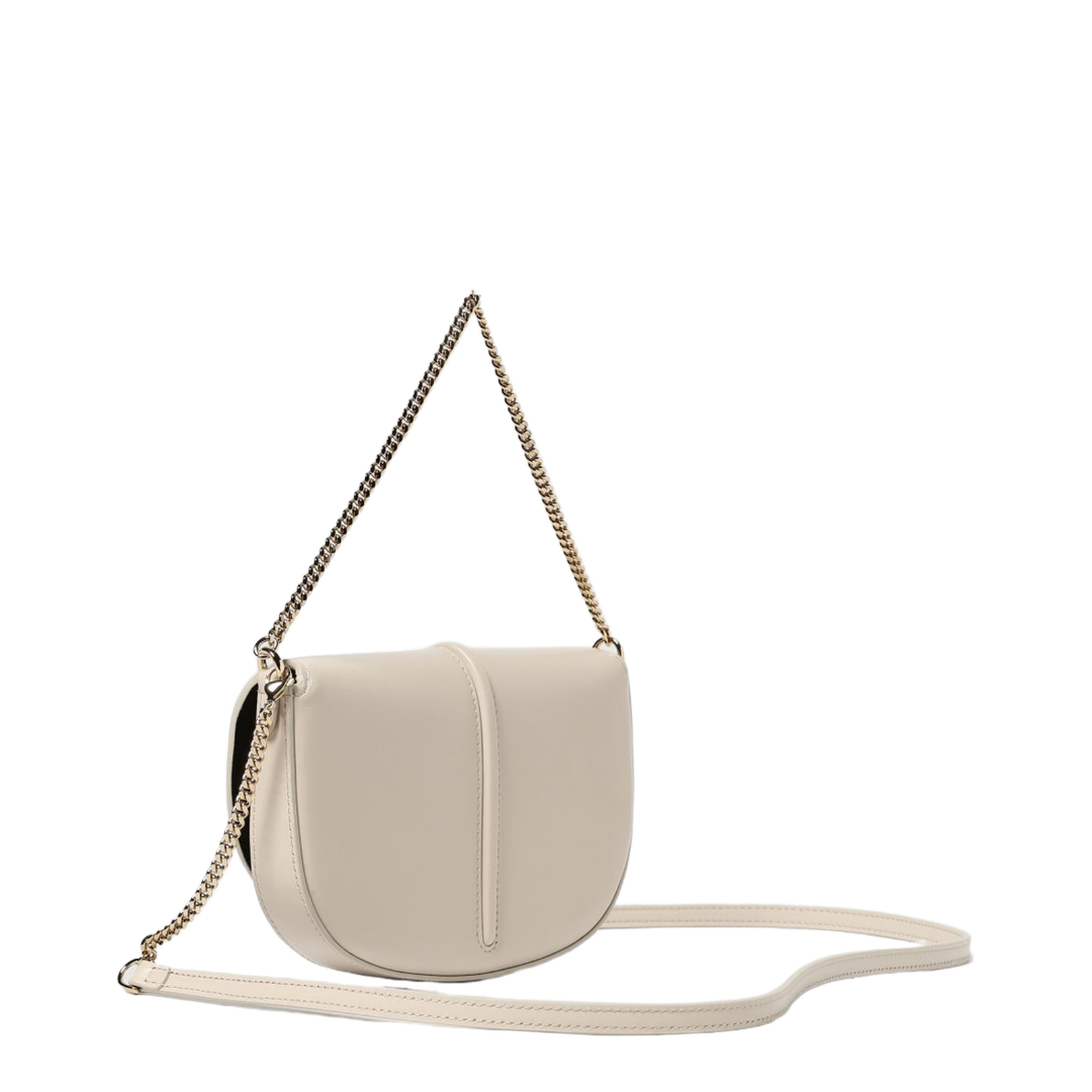 Wallet on Chain Leather White - Image 3