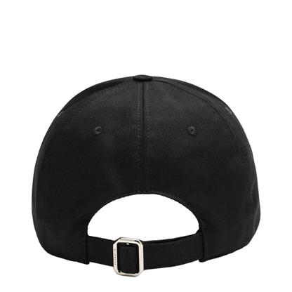 Black Baseball Cap with Logo - Image 2