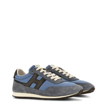 Athletic Suede and Fabric Sneakers - Image 2