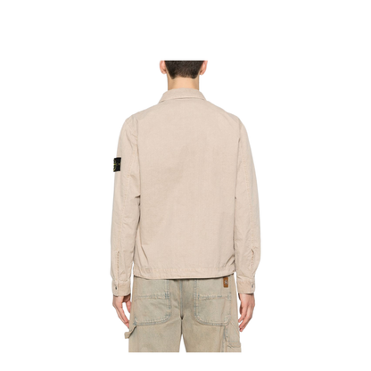 Brushed Organic Cotton Canvas Overshirt - Image 2