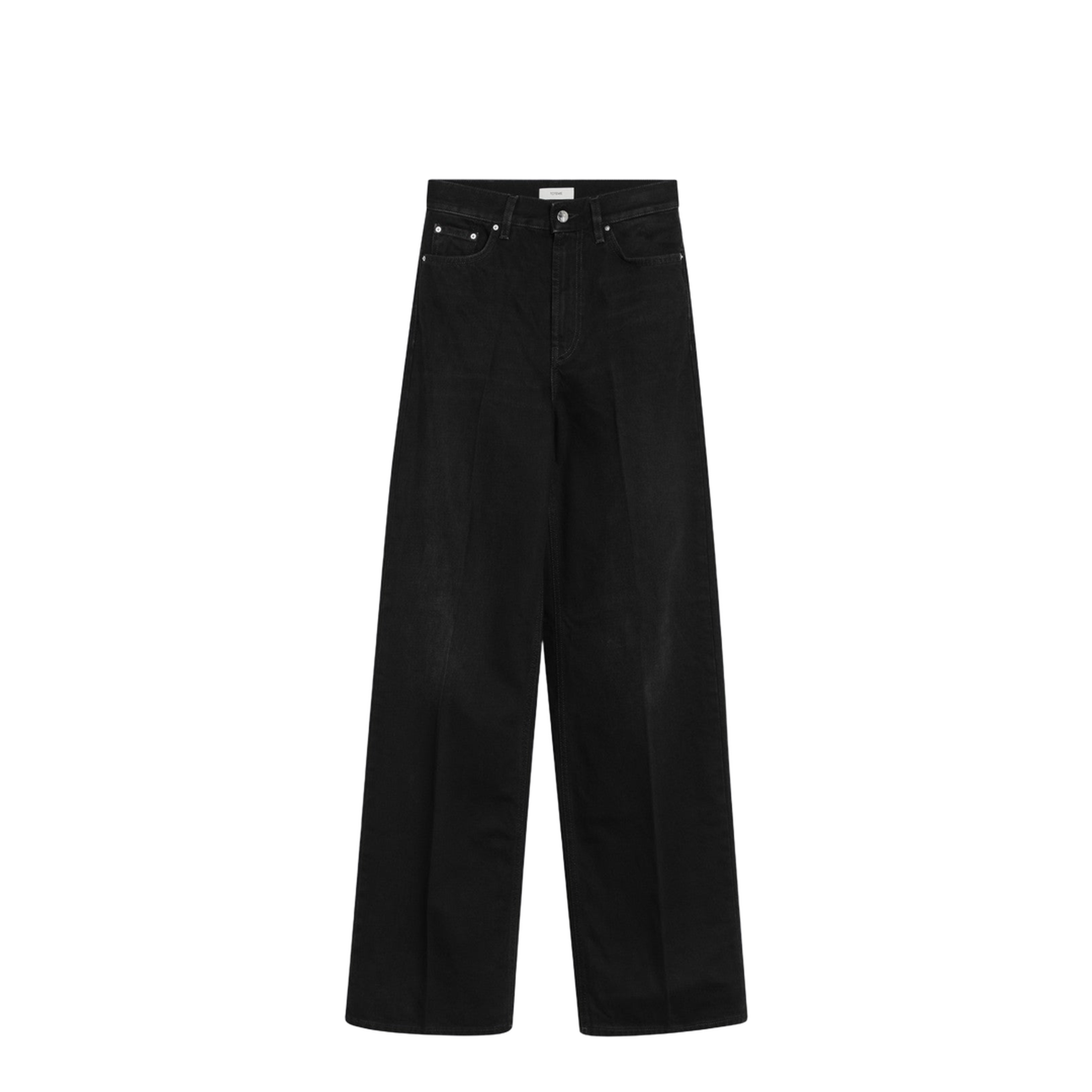 Black Trousers in Organic Cotton - Image 1