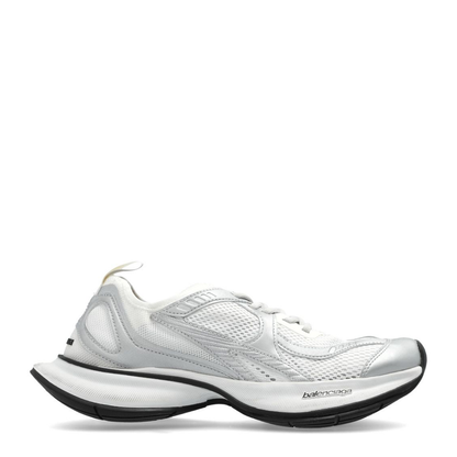 Circuit Sneaker in White/Silver - Image 1