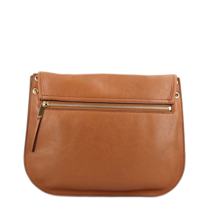Soft Triomphe Uni Lambskin Shoulder Bag - Soft Tan - Image 2