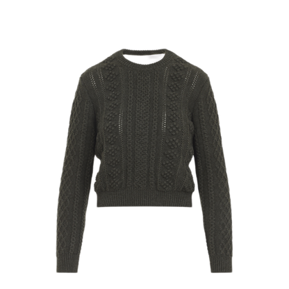 Cable-Knit Sweater - Image 1