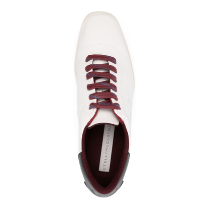 Pure White Sneak-Elyse Platform Trainers - Image 3