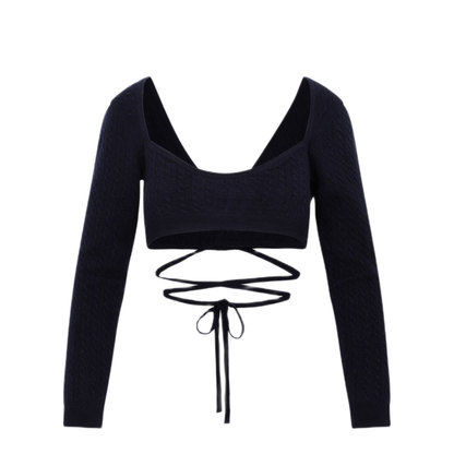 Wrap Knitted Top - Image 3