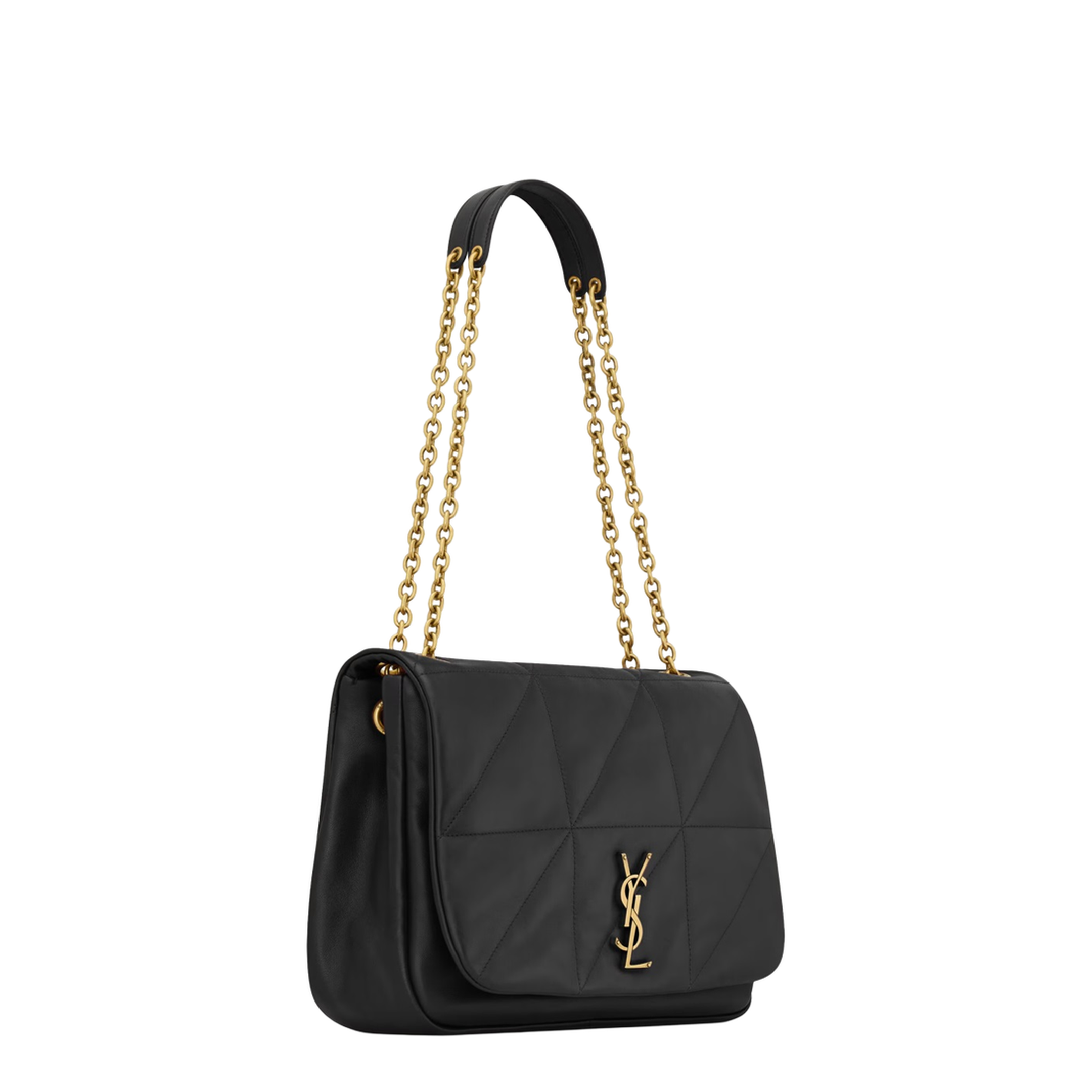 Jamie Medium Lambskin Shoulder Bags - Black - Image 2