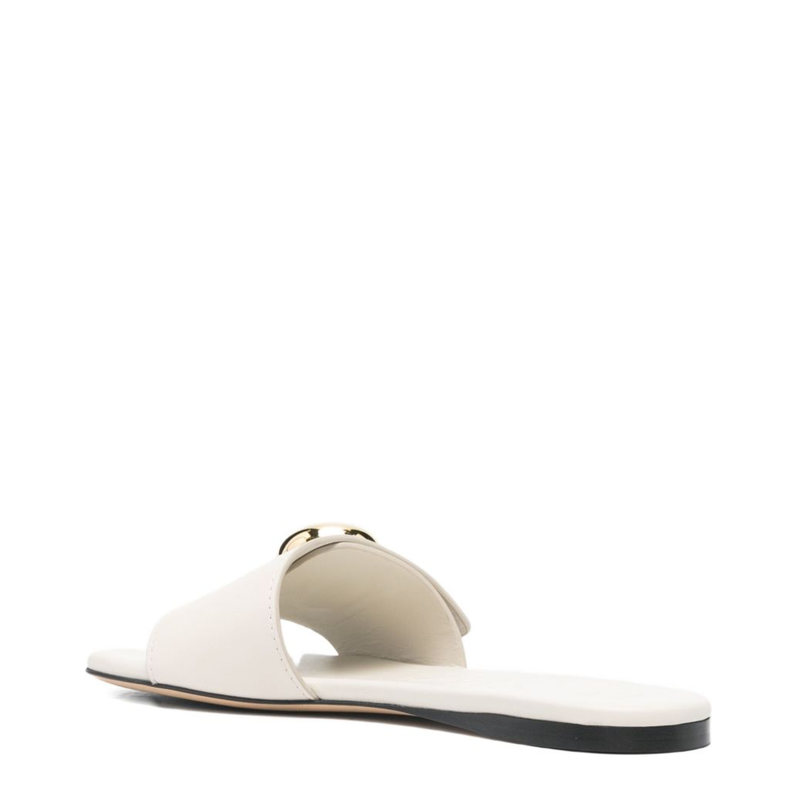Pebble Slide in Soft Calfskin White - Image 4