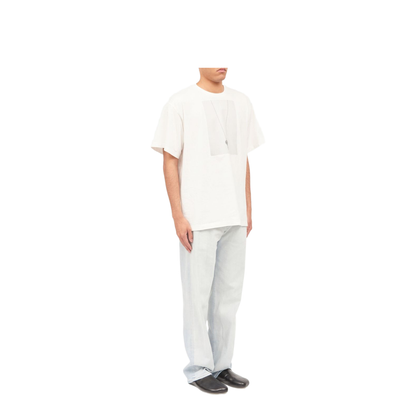 White T-shirt with key print - Image 5