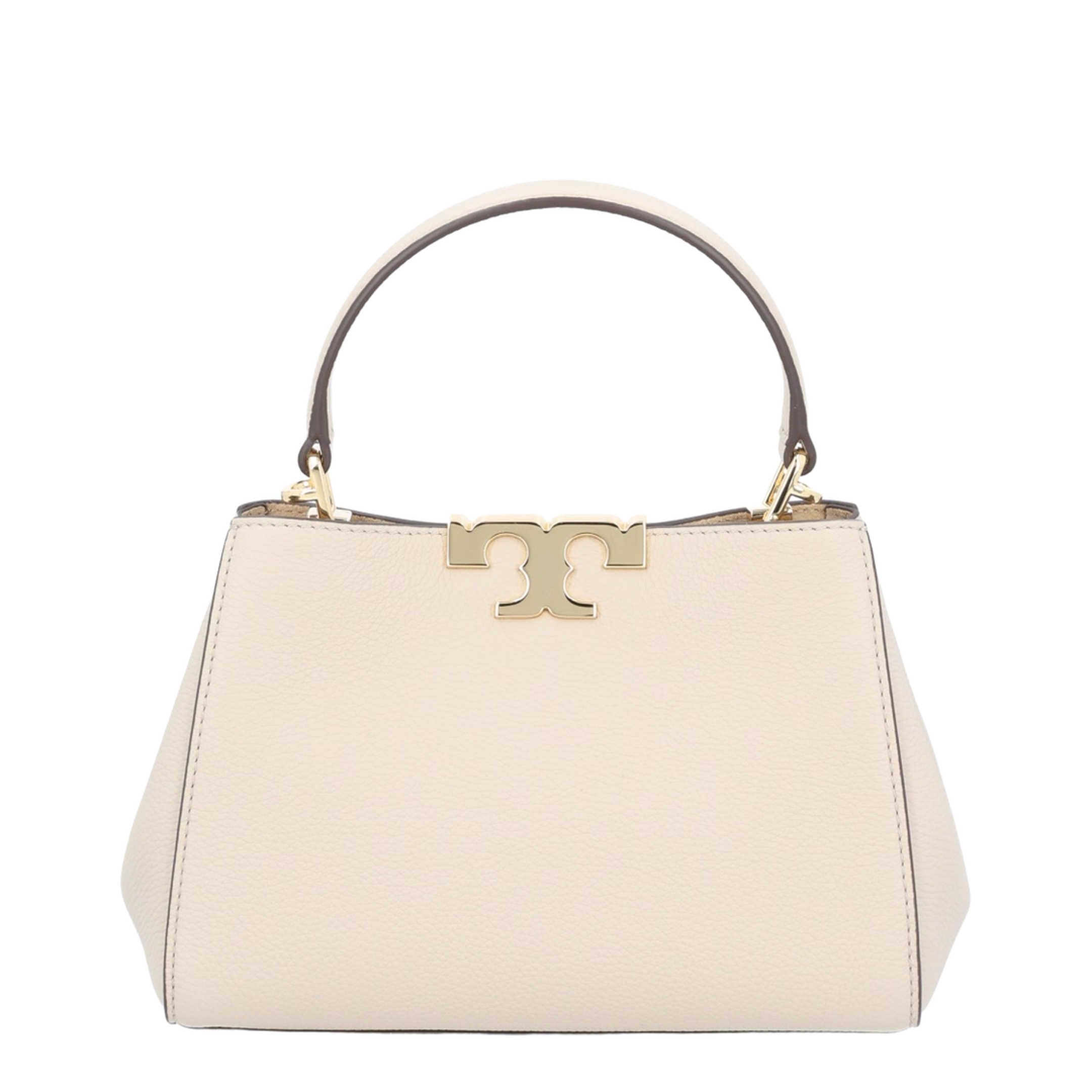 Eleanor Mini Pebbled Satchel - Dove Grey - Image 1