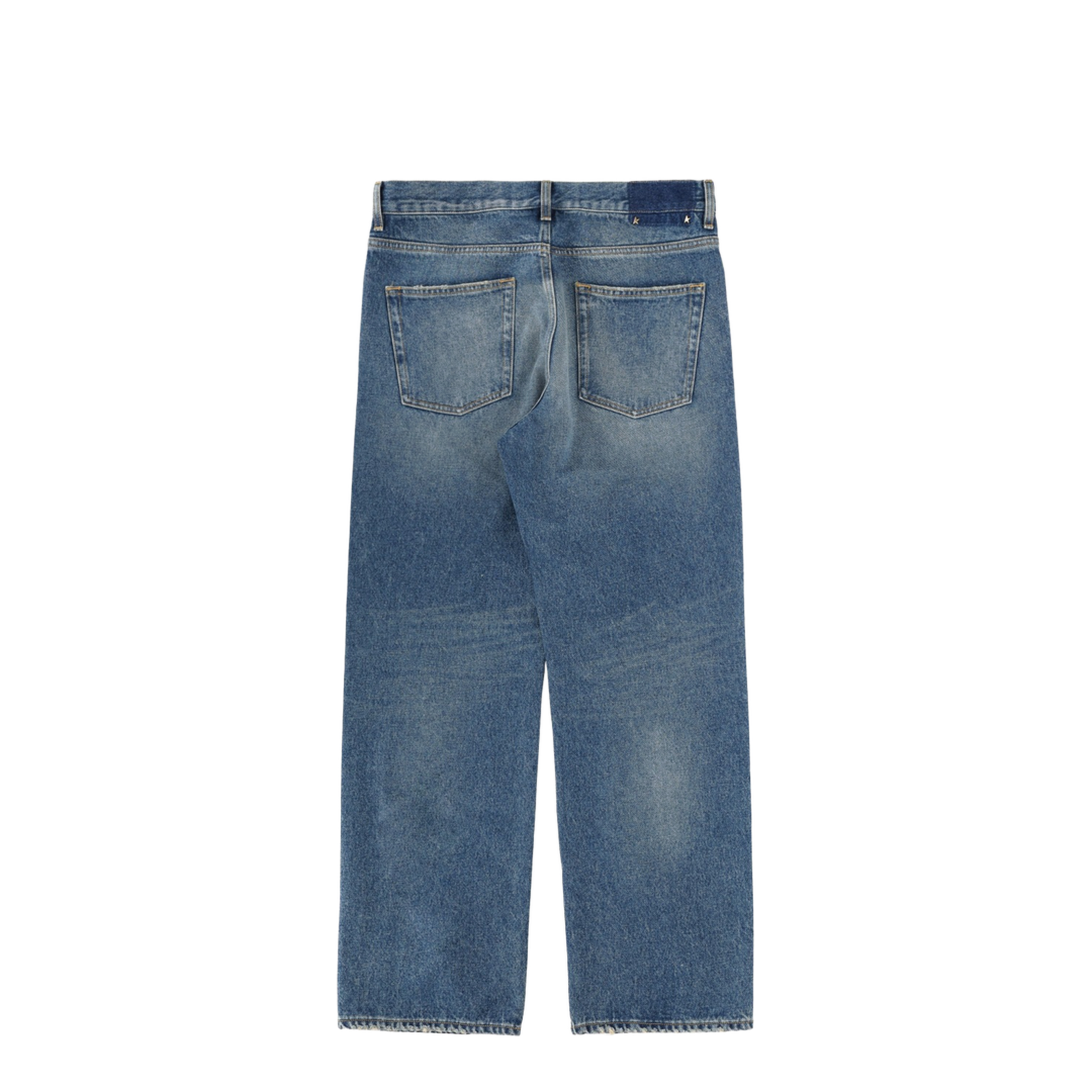 Blue Medium Wash Loose Jeans - Image 2