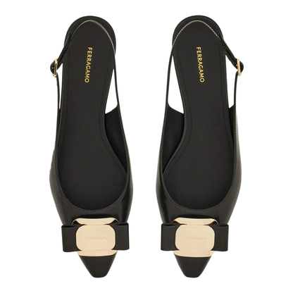 Zelmy Leather Flat Slingback - Image 2