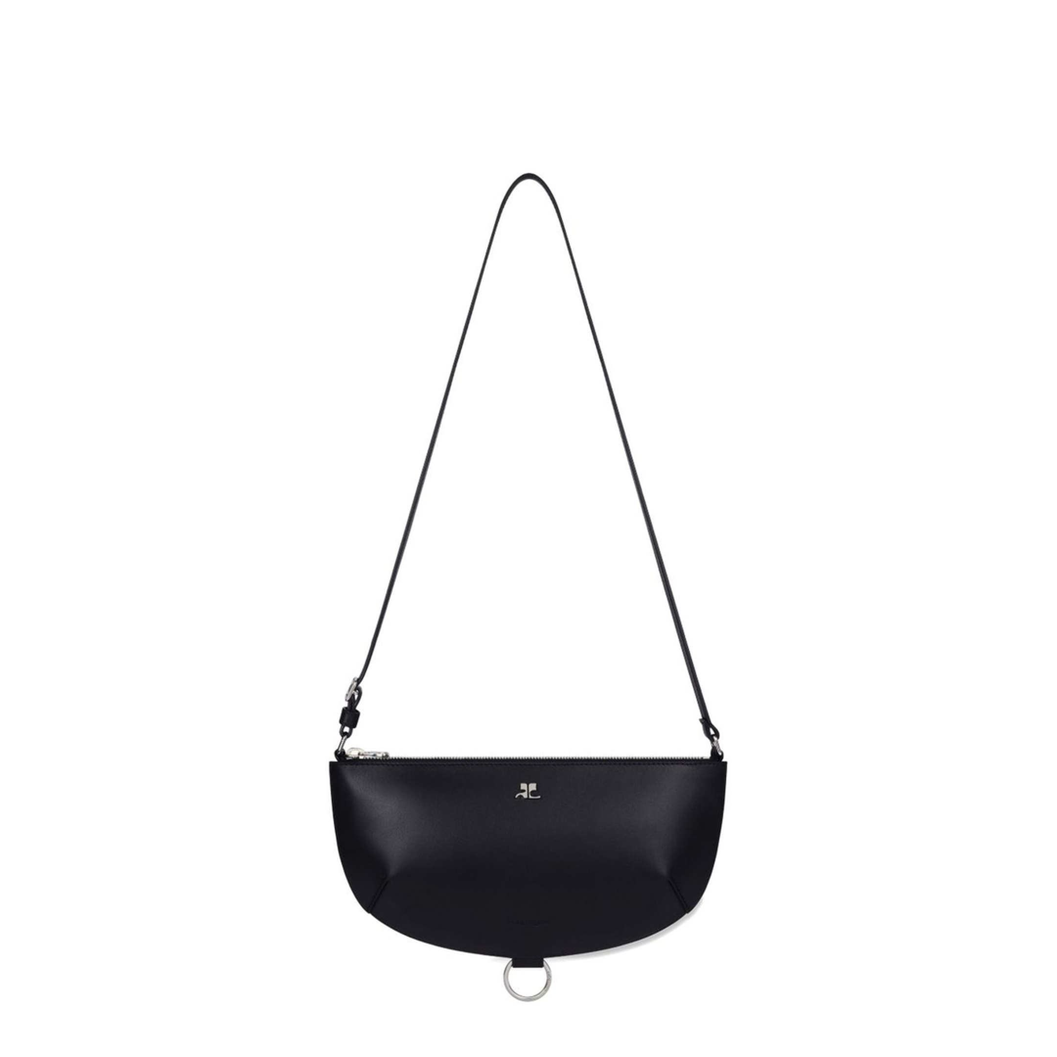 Holy Eclipse Medium Calf Leather Shoulder Bag - Black - Image 4