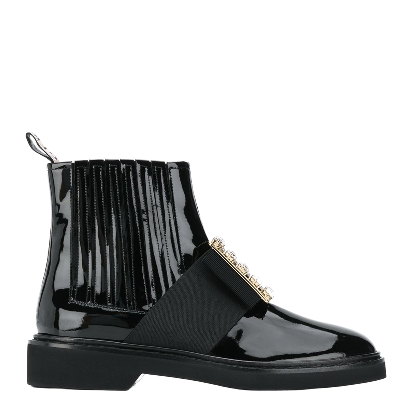 Chelsea Booties in Patent Leather - Image 1