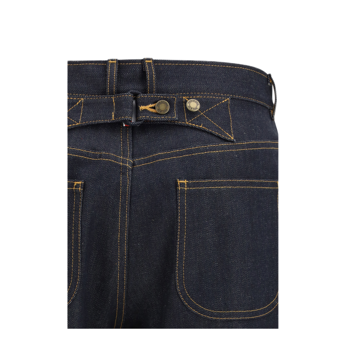 Classic 5 Pocket Denim Pant Navy - Image 3