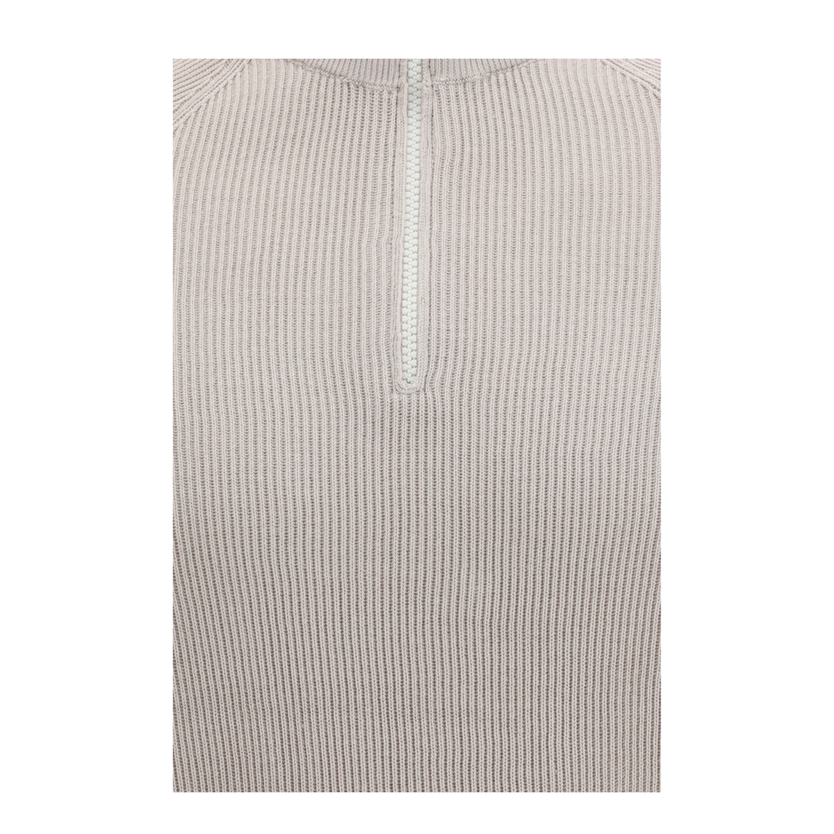 Cotton Sweater With High Neckline - Image 3