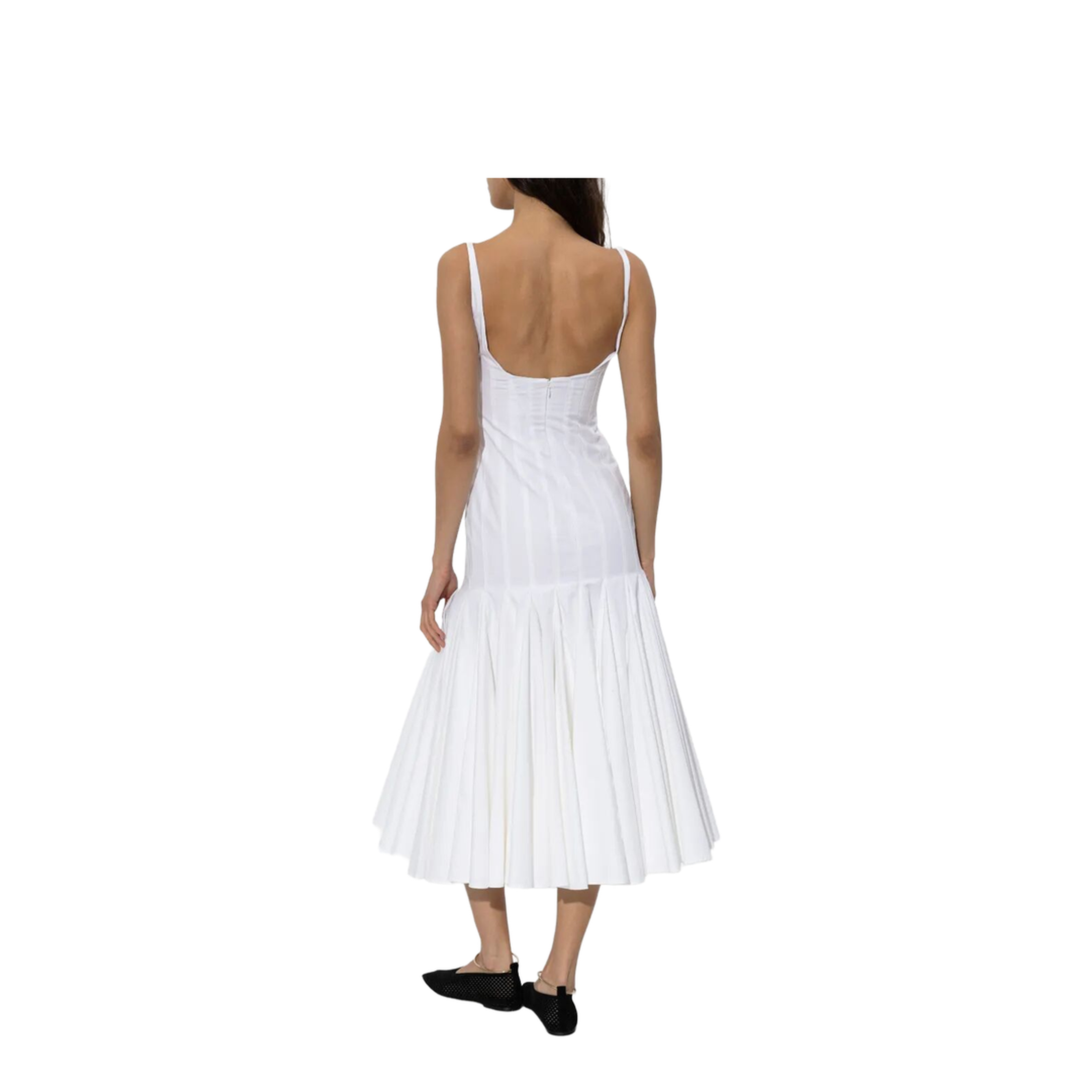 Agave Dress in Cotton Poplin - Image 3