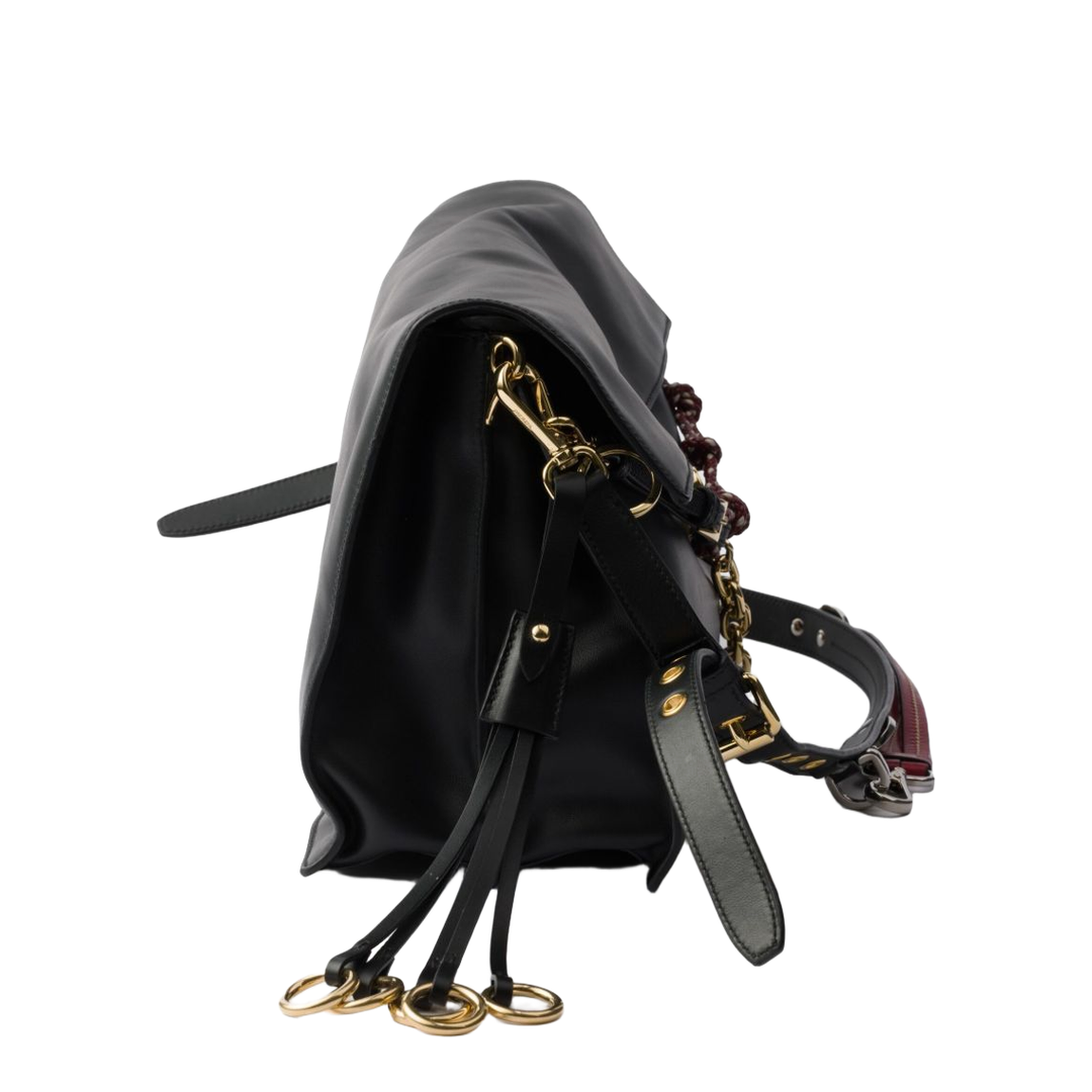 Soft Sound Large Leather Shoulder Bag - Image 5