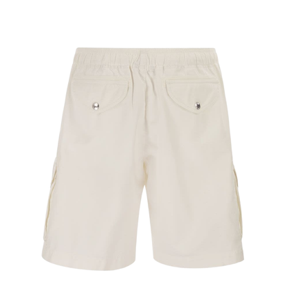 Drawstring Cotton Cargo Shorts - Image 2