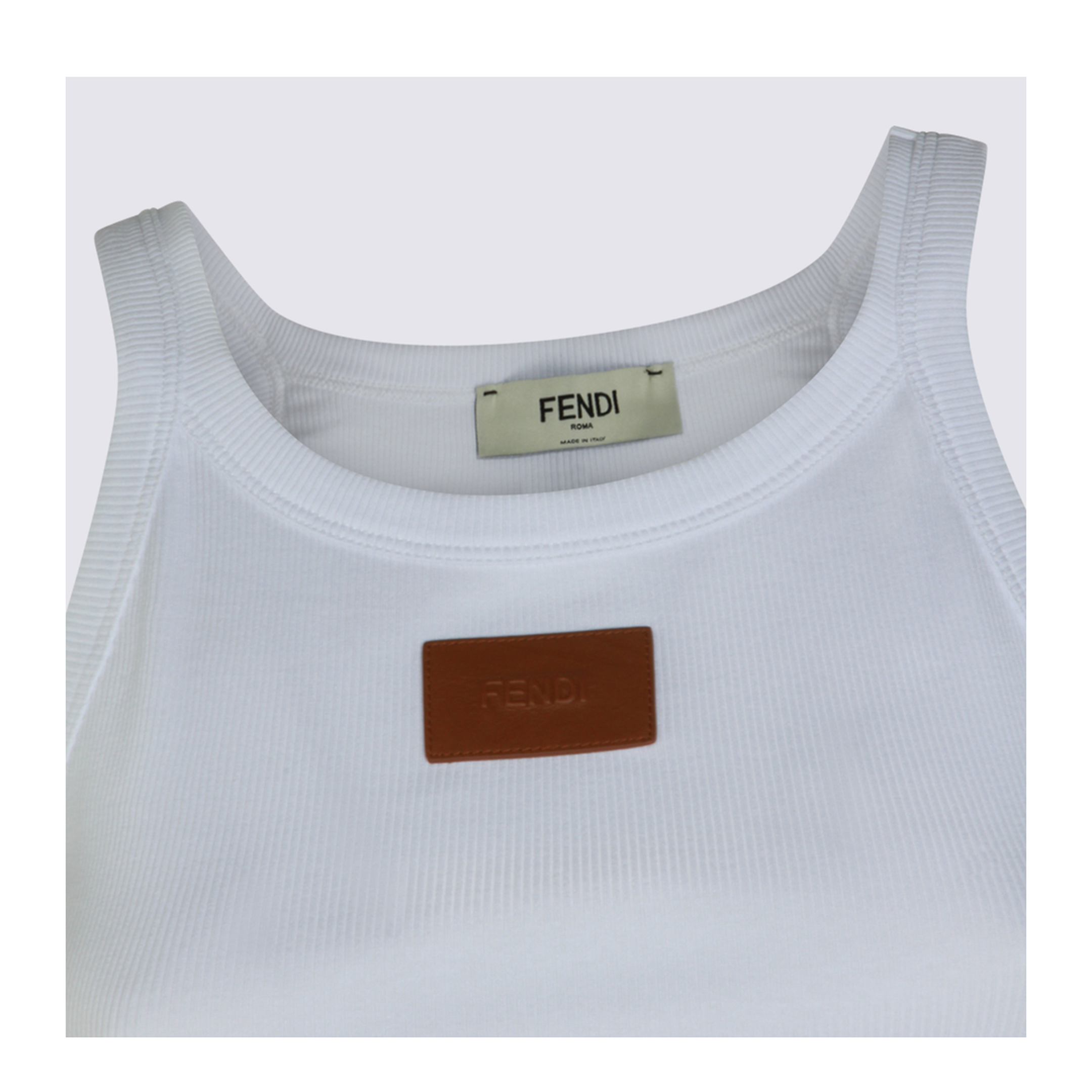 White Top with Logo Patch - Image 6