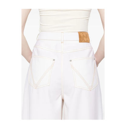 Wide Leg Denim Pants - Image 4