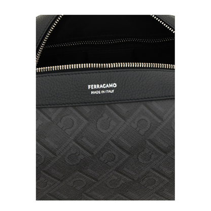 Monogram Coated Fabric Dopp Kit - Nero/Grigio - Image 4