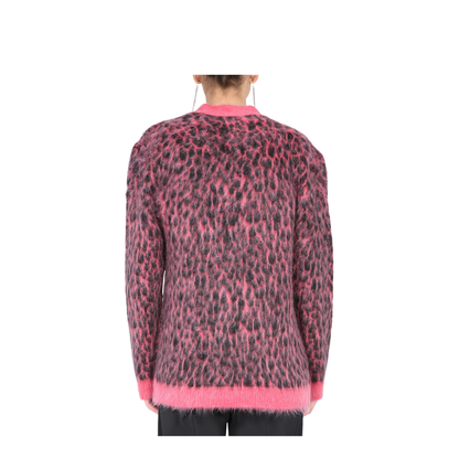 Leopard Jacquard Cardigan - Image 4